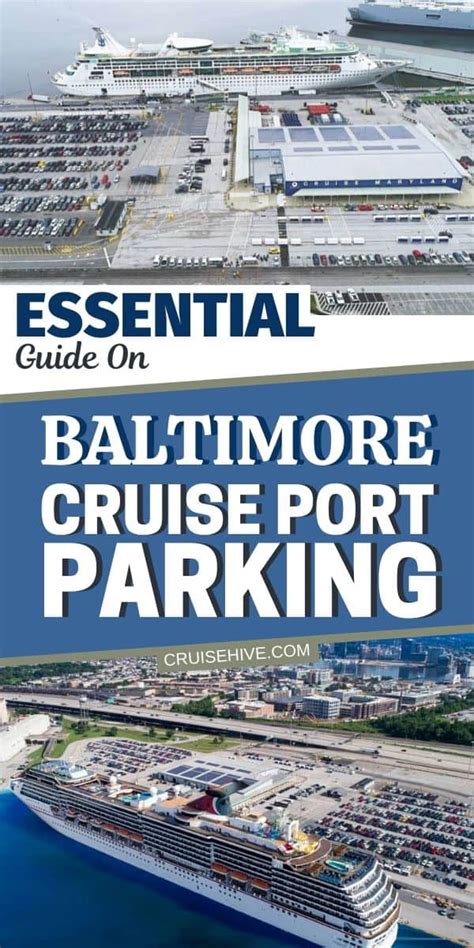 baltimore port cruise parking
